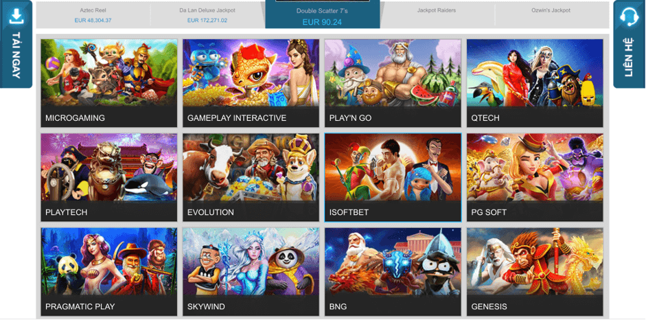 W88 Slots cung cấp nhiều game slot hấp dẫn
