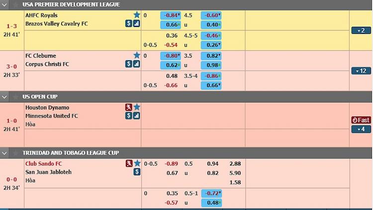Live Odds