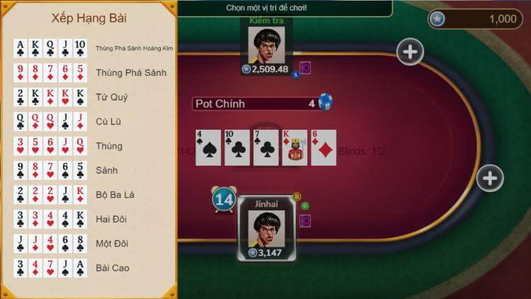 Xếp hạng bài Poker