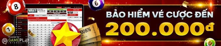 Bảo hiểm lô đề 200 VND