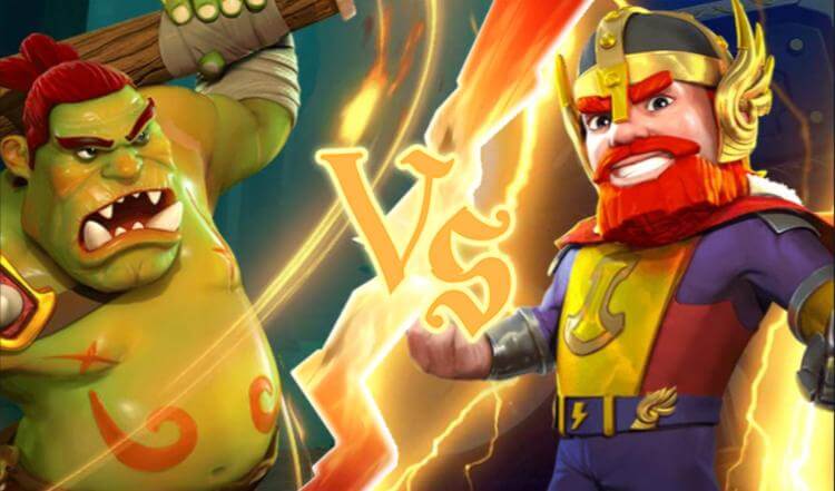 Chế độ trận chiến trong game Thor W88