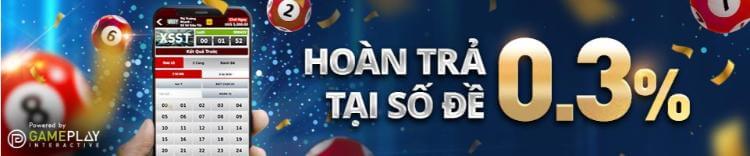 hoàn trả 0.3% số đề W88