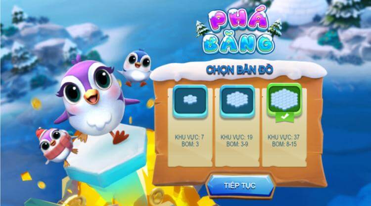 lựa chọn bản đồ game