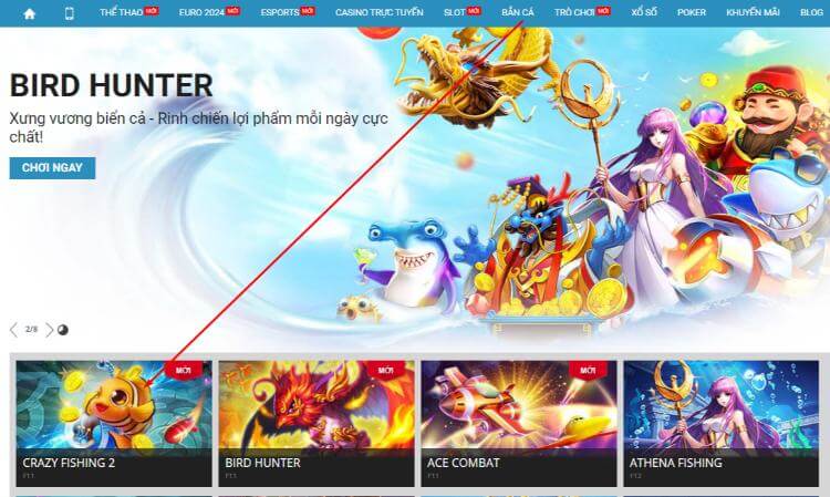 cách chơi crazy fishing 2 với w88