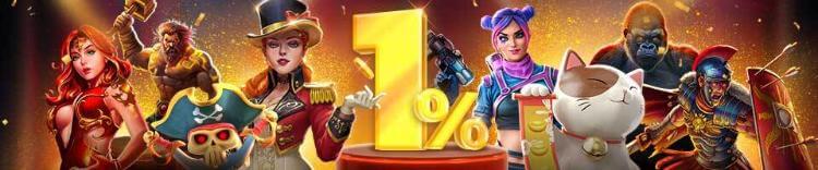 Hoàn trả tới 1% tại slot W88