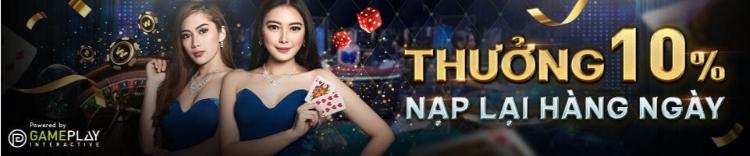 Thưởng nạp lại tại sảnh W-Casino