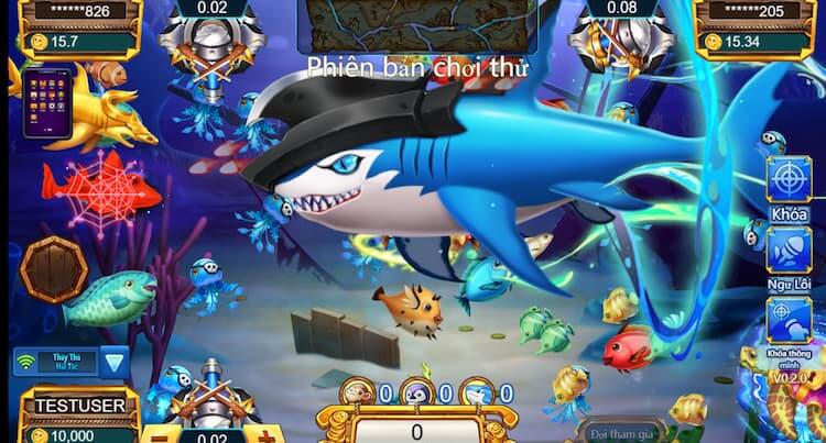 Giao diện Pirates Fishing